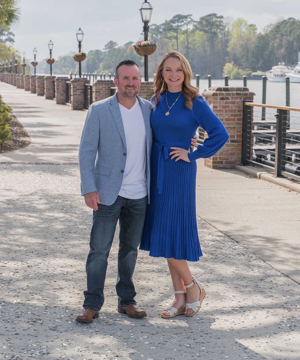 Elizabeth Ferraro and her husband, Justin.